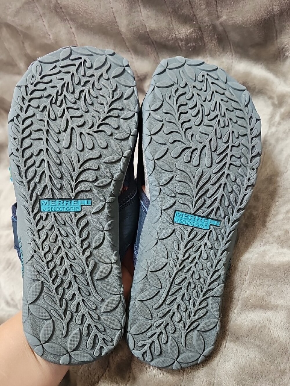 Merrell Terran Post II Navy and Teal Women's Sandal - Picture 7 of 9